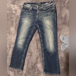 Silver Aiko Capris